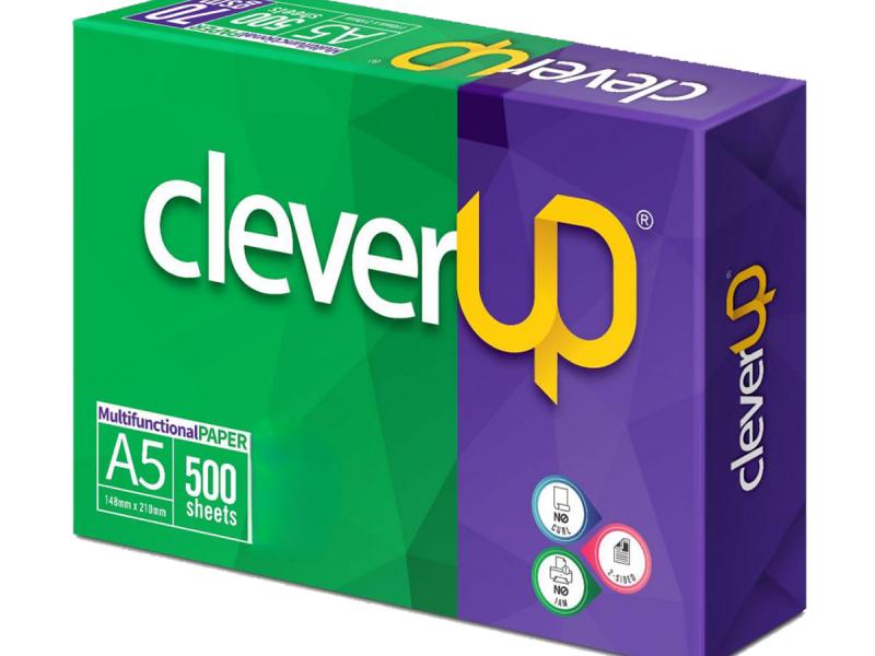 Ream giấy Clever Up A5 80gsm