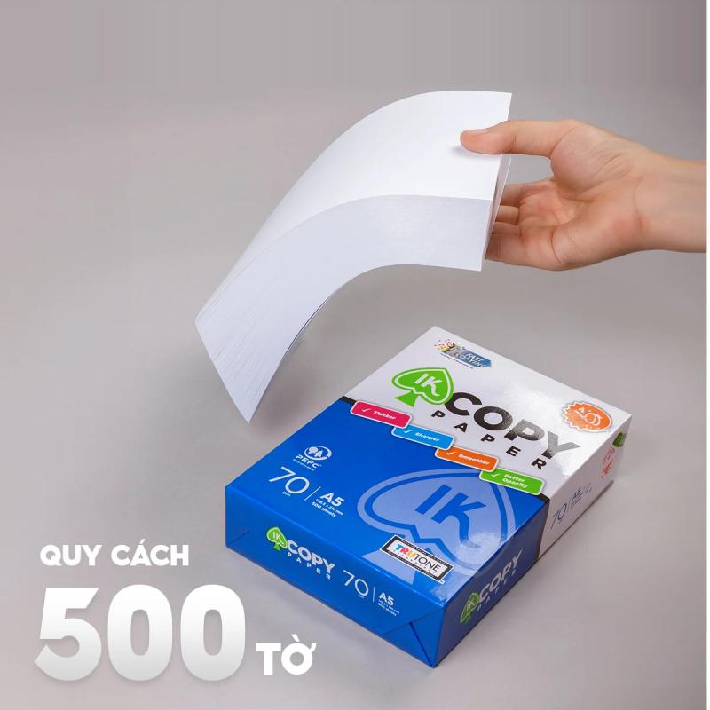 Ream giấy A5 70 gsm IK Copy (500 tờ)